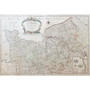 Old Map Of Normandy