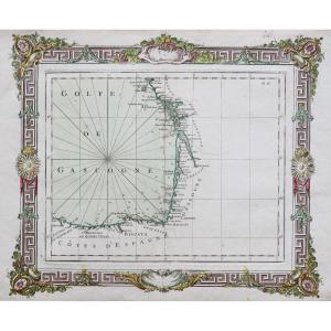 Old Map Of The Bay Of Biscay