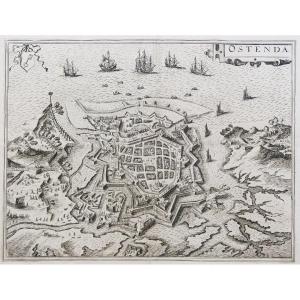 Old Plan Of The City Of Ostend