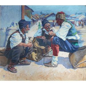 Unread Signature - Sketch 35 X 40 Cm