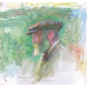 Pascal Dagnan-bouveret (1852-1929) Self-portrait Or That Of Jules - Alexis Muenier?