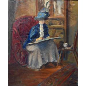 Edouard Morerod (eagle 1879-lausanne 1919) Switzerland Vaud Pully Ropraz