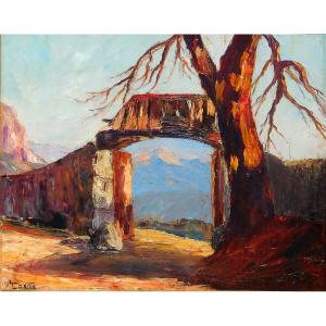 Francis Cariffa (1890-1975) Savoie - Barberaz - Top Of Chanaz - Coche Cross