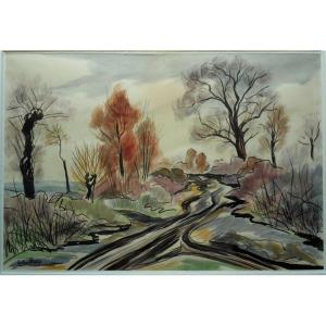 Gaston Thiery (1922-2013) Crozant School