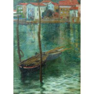 Georges Masson (1875-1948) Pasajes 1905 - Pasaïa - Basque Country