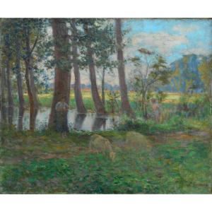 Paul Pierre Gomez Born In 1860 In Bayonne (basque Country) Hst 46 X 55 Cm