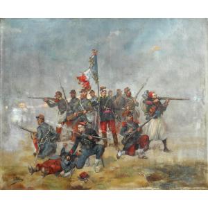 Albert Bligny (1849-1908) Hst 54 X 65 Cm