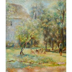 Walter Bondy (1880-1940) Prague - Czech Republic - Austria - Germany - Oil On Canvas 70 X 60 Cm - 1917