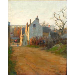 Alexandre Jacob (1876-1972) Old Street In Louveciennes 1911 - 58th Versailles Exhibition