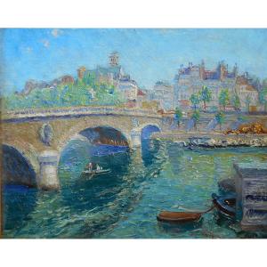 Edouard Dambourgez (1844/1931) Paris - Louis Philippe Bridge