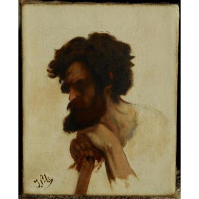 Isidore Pils (1813/1875) Kabyle Head Study