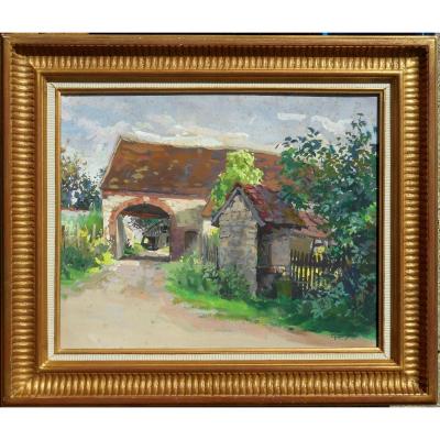 Emile Prodhon (1881/1974) Painter Of The Valley Of The Marne