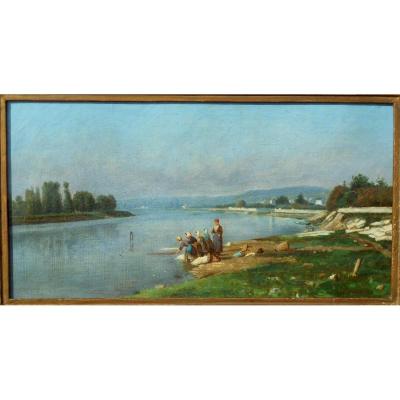 Frédéric Legrip (1817-1871) Carières-sous-bois 1863