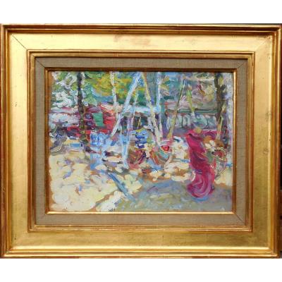 Fun Fair In Paris And Notre Dame Cathedral Bytarkhoff