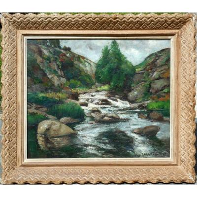 Georges Hanna Sabbagh (1887/1951) Crozant "sedelle" 1924 (guillaumin - Detroy - Osterlind)