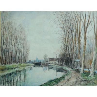 Georges Rose (1895-1951) Nargis (loiret) 1950