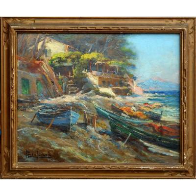 Paul Levere Or Lévéré (1875/1949) Mediterranean Coast To Toulon