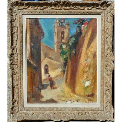 Manuel Ortiz De Zarate (1886-1946) Hst 55x46cm