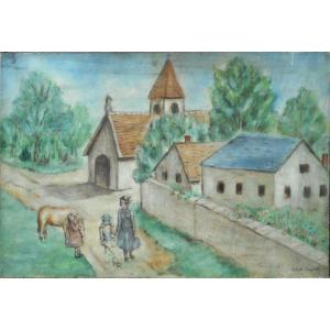 Irène Lagut (1893-1994) Companion Of Picasso Between 1916 And 1923 And Pupil