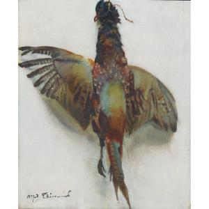 Alfred Thesonnier (thésonnier) 1898/1973-murol (charreton, Terlikowski, Boudal) Le Phisan (hunting)