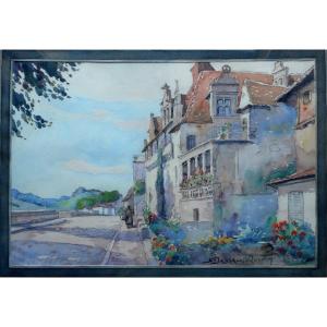 Robert Dessales-quentin (1885-1958) Perigueux Maison Des Consuls Dordogne - Perigord