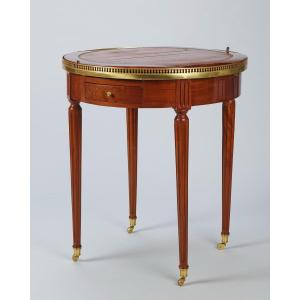 Hot Water Bottle Table In Mahogany L.xvi