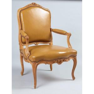 Armchair Stamped Jb Boulard Period L.xv