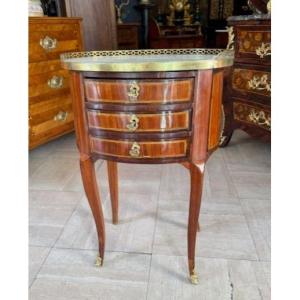 Table chiffonnière 18 ème d'époque Transition Louis XV -xvi