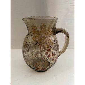 Jug Signed Emile Gallé