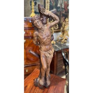 Late 17th Century Sculpture Depicting Saint Sebastian