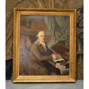 Gentleman In His Study, Dated 1820 