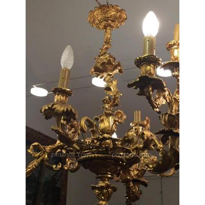 Chandelier Of Louis XV 19th