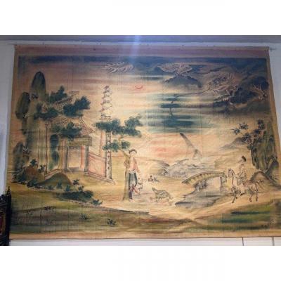 Asian Painted Canvas