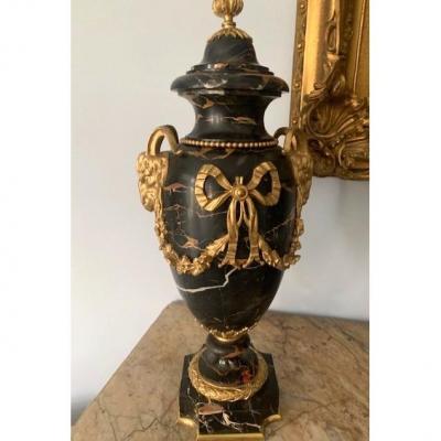 Pair Of Portor Marble Casseroles