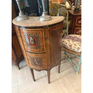 Half Moon Commode Late 18th
