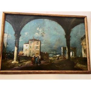 Venetian Table Of The Guardi Workshops In The 18th