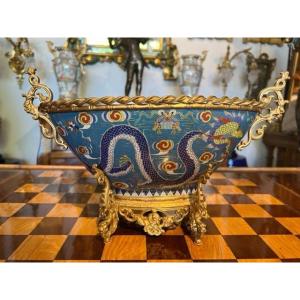 Asian Cloisonne Cup Late 19th