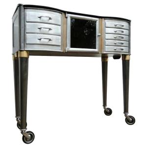 Rare Leon Martin Console Table, From A Parisian Dental Practice (circa 1920)