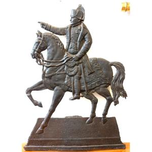 19th Century Cast Iron Silhouette Of Napoleon Bonaparte