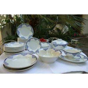  Large Table Service, Orchies Earthenware