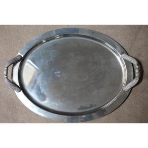 Silver Metal Tray