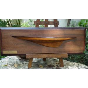 Model Of A Half Hull Of A 20th Century Boat
