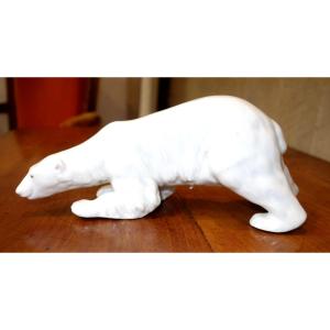 Polar Bear, Royal Copenhagen Porcelain Figurine