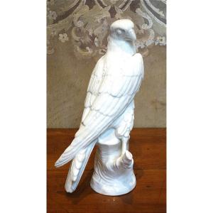 Kpm Berlin Porcelain Bird Statuette "raptor"
