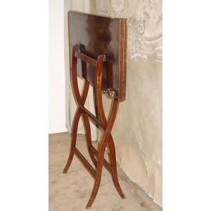 Folding Games Table, English Work, Late 19th Century 