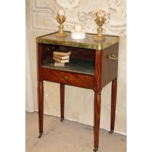 Important Louis XVI Period Mahogany Snack Table