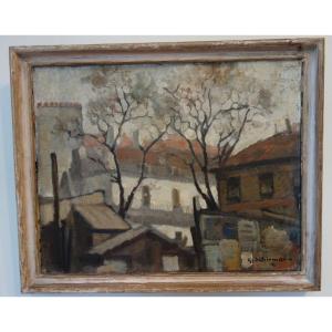 Georges Schirmann, Oil On Canvas,