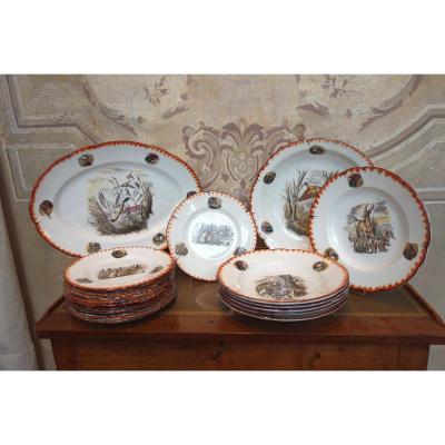 Part Of Service With Hunting Decor