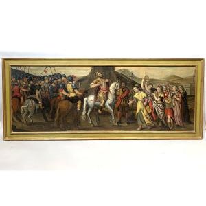 French School 17th Century Attributed To Claude Deruet (1588-1662) Oil Painting