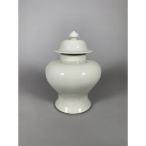Porcelain Potiche, 18th Century China, Qing Dynasty